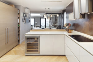 beautiful apartment furnished, domestic kitchen
